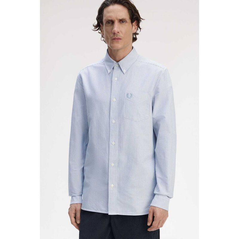 Fred Perry Oxford Stripe Shirt image number 3